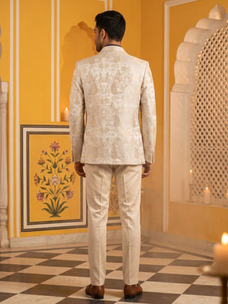 Men's Stylish Jacquard Indo-Western Set