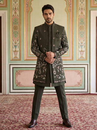 Men's Premium Japanese Fabric Indo-Western Set