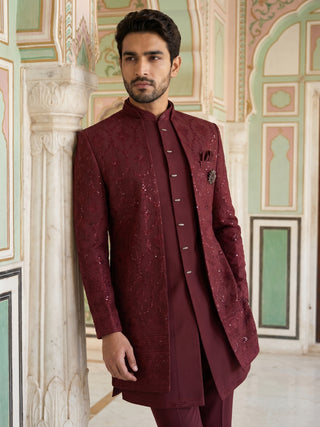 Men's Imported Japanese Fabric Indo-Western Set