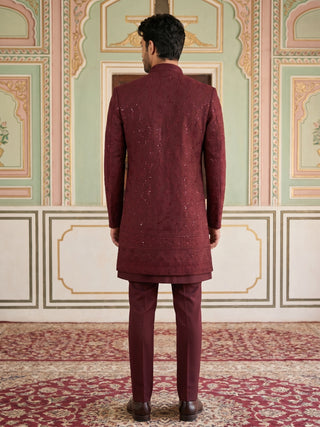 Men's Imported Japanese Fabric Indo-Western Set