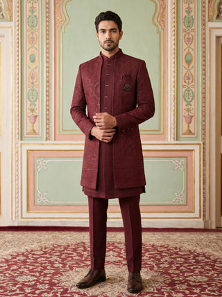 Men's Imported Japanese Fabric Indo-Western Set