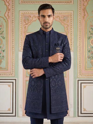 Men's Imported Japanese Fabric Indo-Western Set