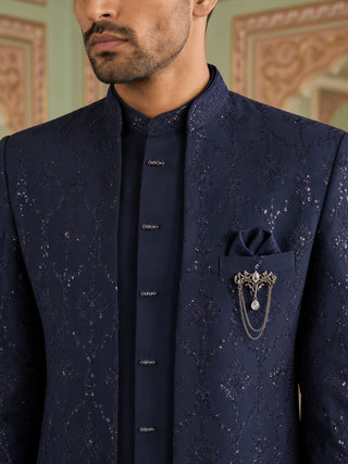 Men's Imported Japanese Fabric Indo-Western Set
