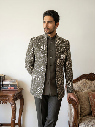 Imported Japanese Embroidered Indo-Western Set