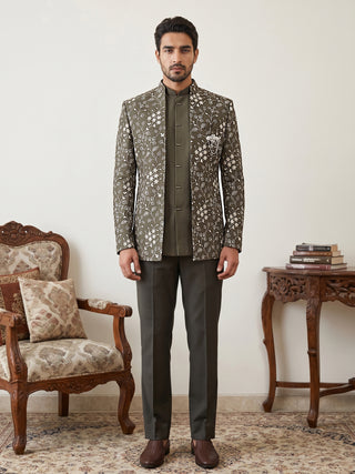 Imported Japanese Embroidered Indo-Western Set