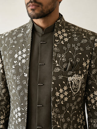 Imported Japanese Embroidered Indo-Western Set