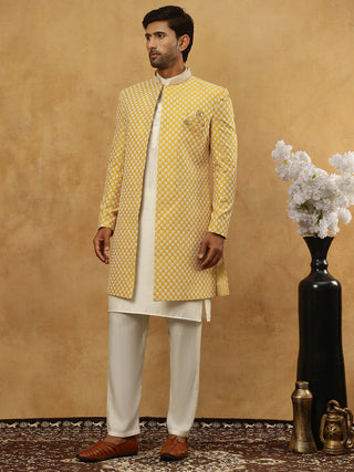 Premium Embroidered Indo-Western Set for Men
