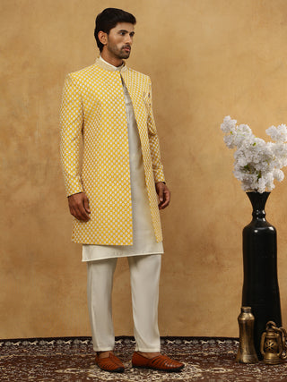 Premium Embroidered Indo-Western Set for Men