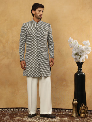 Premium Embroidered Indo-Western Set for Men