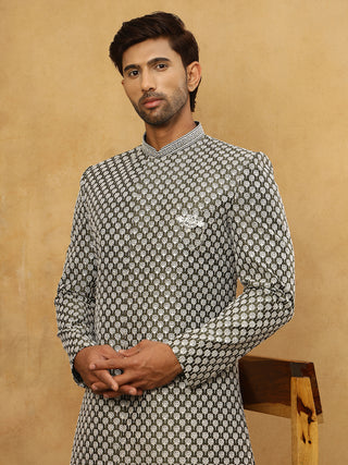 Premium Embroidered Indo-Western Set for Men