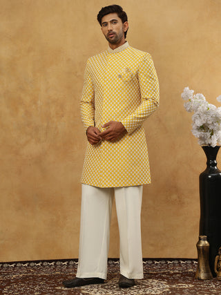Premium Embroidered Indo-Western Set for Men