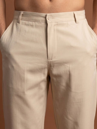 Men Straight Fit Korean Pants