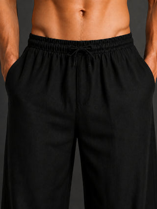 Men’s Relaxed Fit Linen Trousers