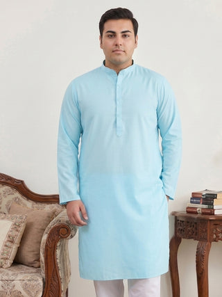 Solid Cotton Kurta for Men
