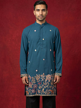 Japanese Fabric Embroidered Kurta