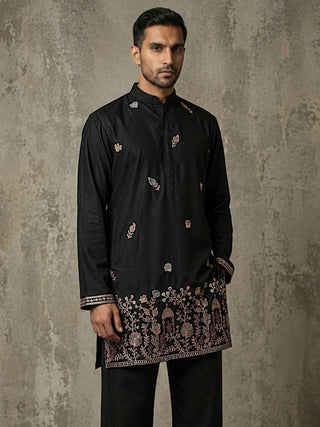 Japanese Fabric Embroidered Kurta