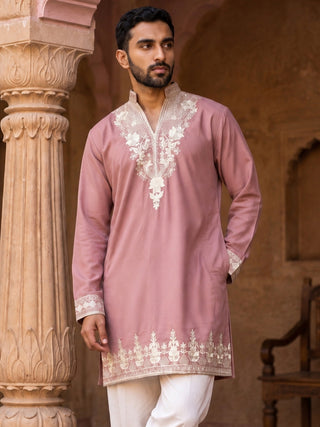 Embroidered Japanese Fabric Kurta