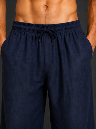 Men’s Relaxed Fit Linen Trousers