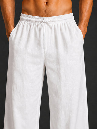 Men’s Relaxed Fit Linen Trousers
