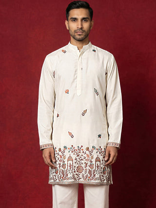Japanese Fabric Embroidered Kurta