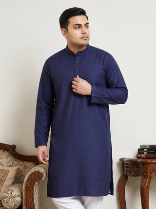 Solid Cotton Kurta for Men