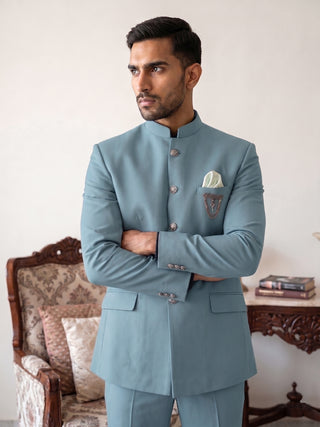 Premium Solid Japanese Fabric Indo-Western Set