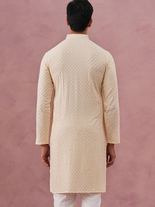 Viscose Rayon Traditional Embroidered Kurta