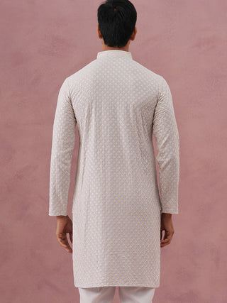 Viscose Rayon Traditional Embroidered Kurta