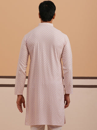 Viscose Rayon Traditional Embroidered Kurta