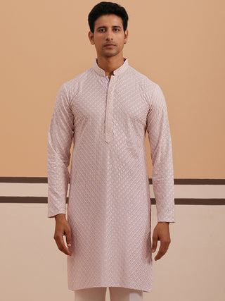 Viscose Rayon Traditional Embroidered Kurta