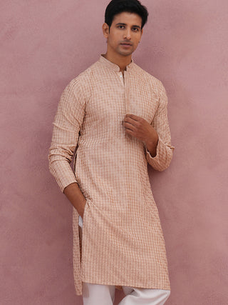 Rayon Embroidered Kurta for Men