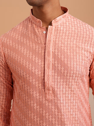 Rayon Embroidered Kurta for Men