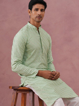 Rayon Embroidered Kurta for Men