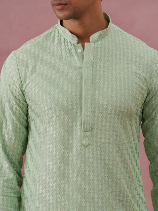 Rayon Embroidered Kurta for Men