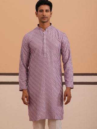 Rayon Embroidered Kurta for Men