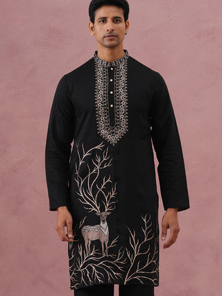 Men Ethnic Embroidered Kurta