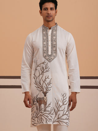 Men Ethnic Embroidered Kurta