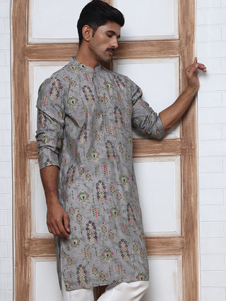 Traditional Foil Printed Kurta for Men