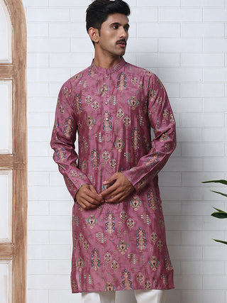 Traditional Foil Printed Kurta for Men