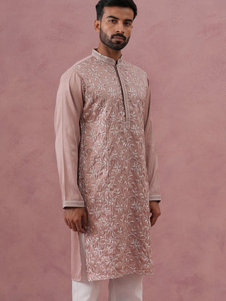 Heavy Floral Thread Work Kurta