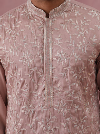 Heavy Floral Thread Work Kurta