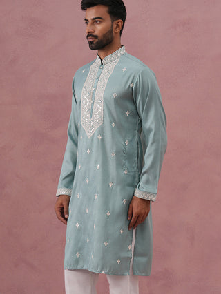 Men's Festive Cotton Blend Kurta