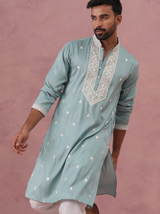 Men's Festive Cotton Blend Kurta