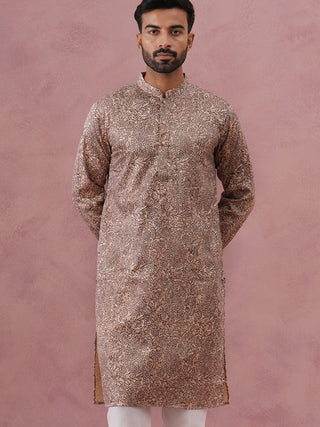 Men’s Thread Work & Printed Kurta