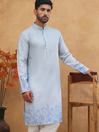 Men’s Cotton Blend Printed Kurta