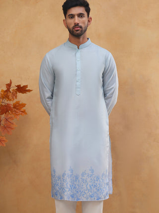 Men’s Cotton Blend Printed Kurta