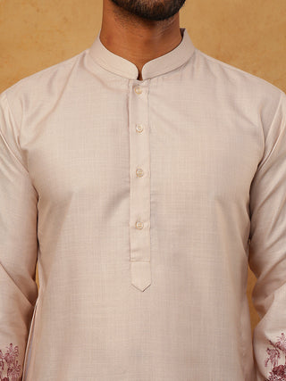 Men’s Cotton Blend Printed Kurta