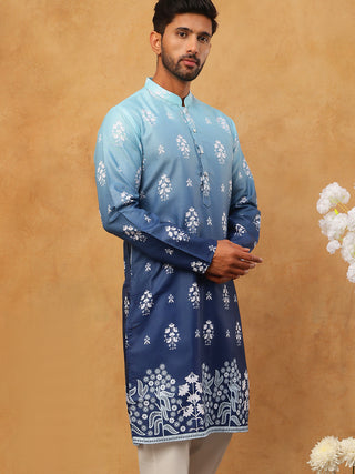 Printed Cotton Blend Kurta