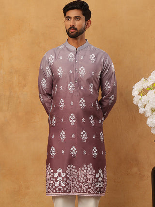 Printed Cotton Blend Kurta