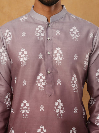 Printed Cotton Blend Kurta